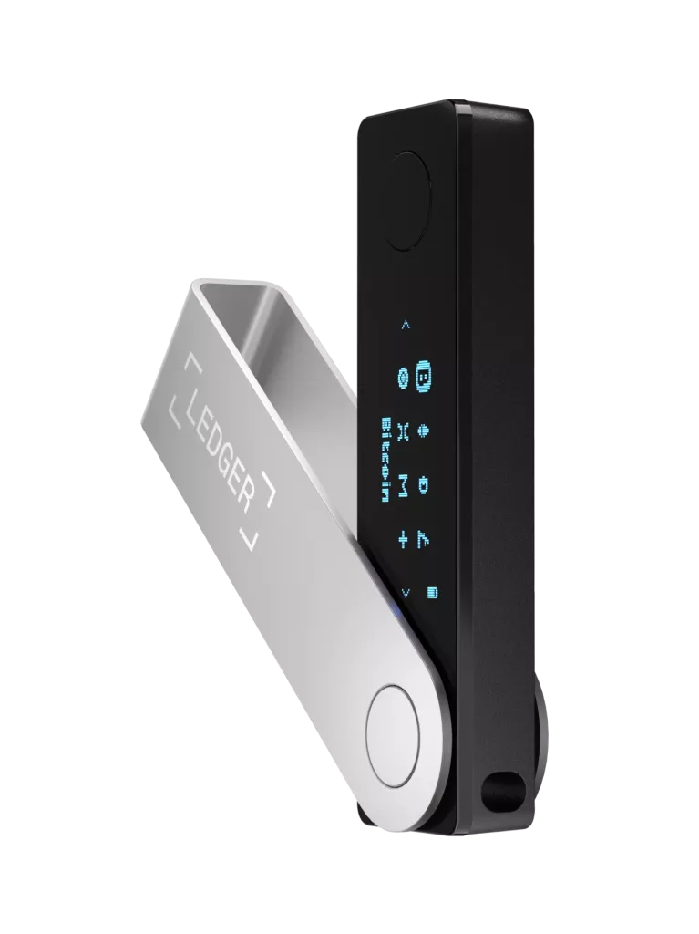 Capture d'écran "Ledger Nano X"