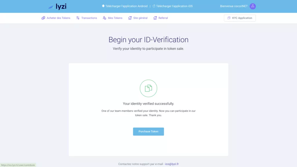 Validation KYC Lyzi