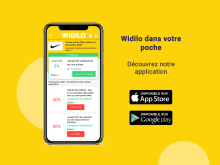 Capture d'écran "Widilo, le meilleur service de cashback et de code promo"